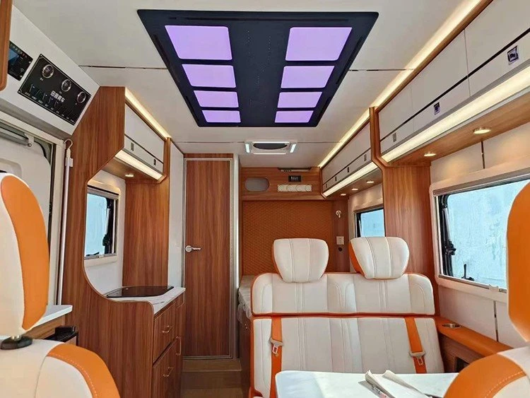 RV luxury leather loveseat with safety belt