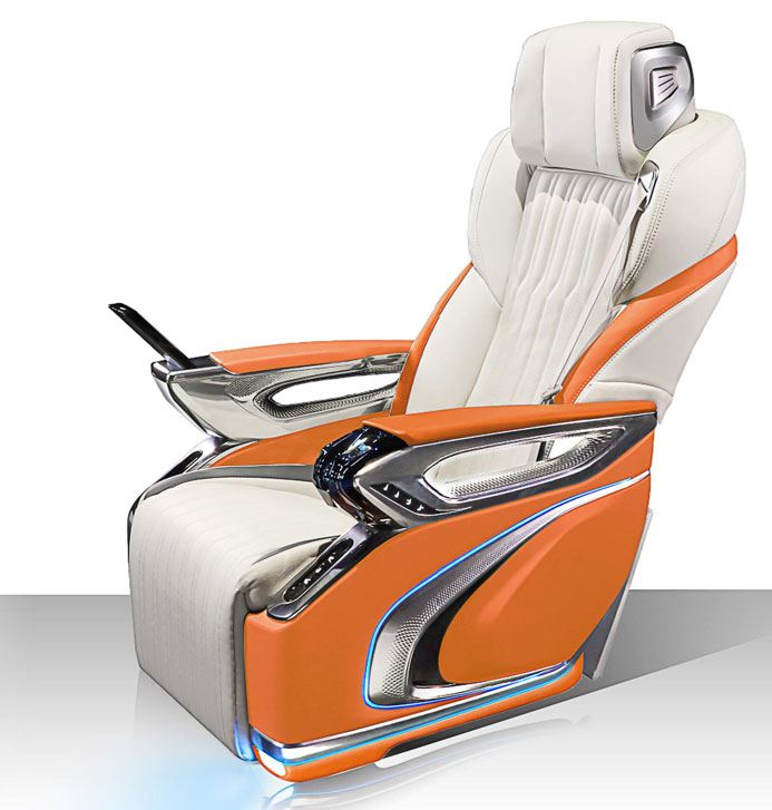 Crystal Throne 4.0 Deluxe VIP sjedala za prenamijenjena sjedišta za kombi vozila