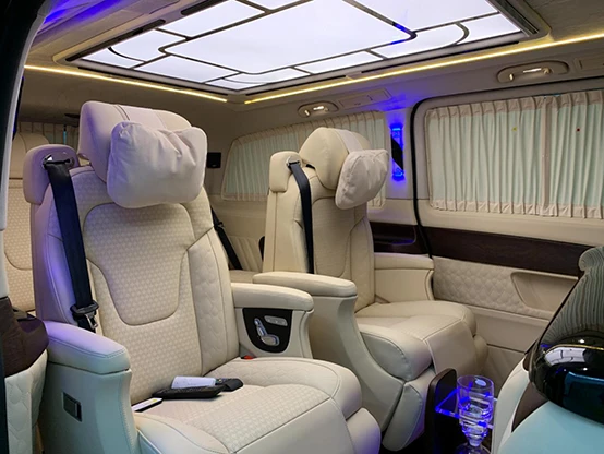 Prilagođavanje unutrašnjosti automobila Mercedes-Benz V250