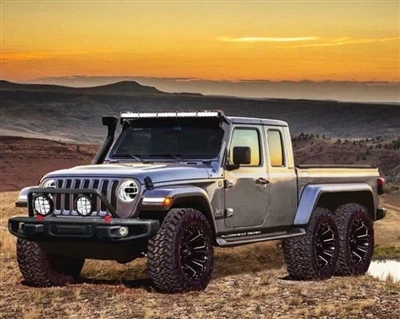 2020 Jeep Gladiator može se nadograditi na 6x6 modificiranu verziju.